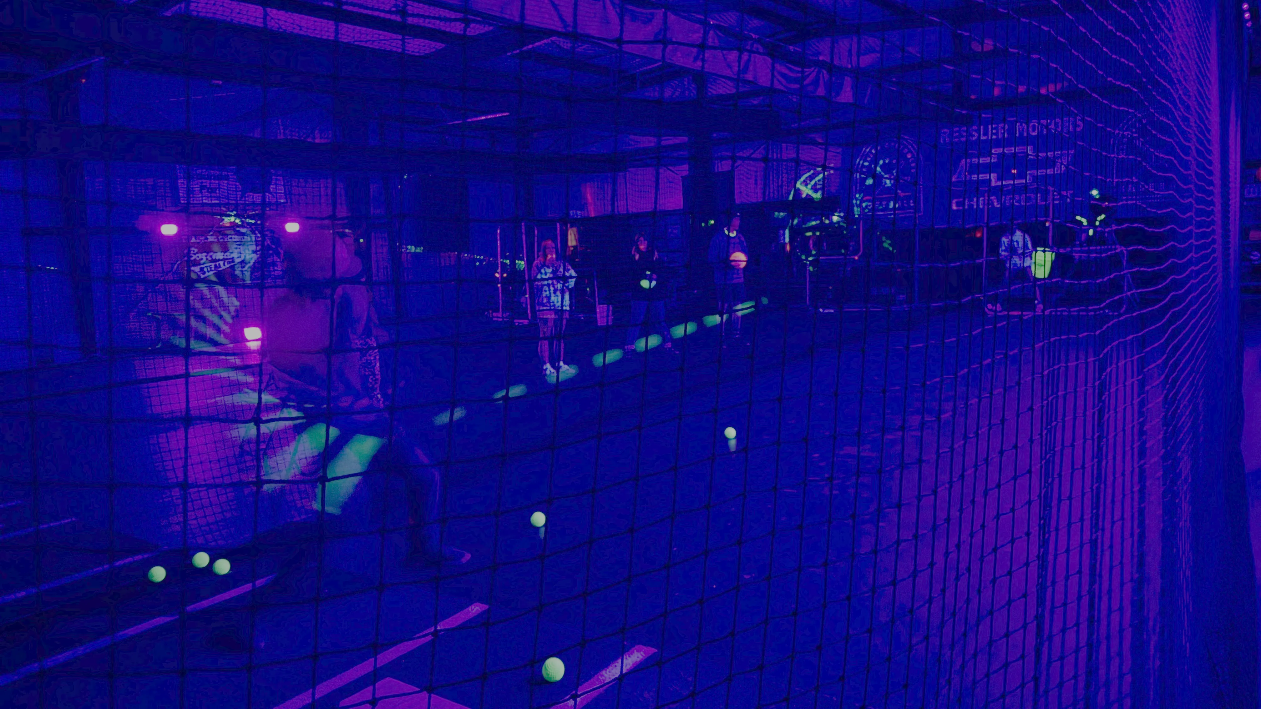 Blacklight baseball